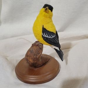 RICHARD LAMSON STUDIO RESIN ART SCULPTURE ARTIST MADE BIRD STATUE FIGURINE